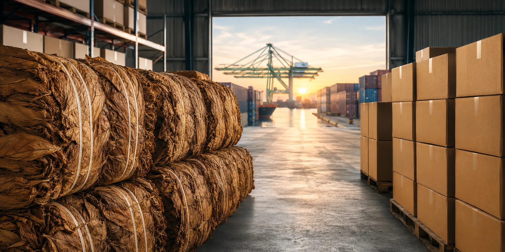 Export logistics warehouse