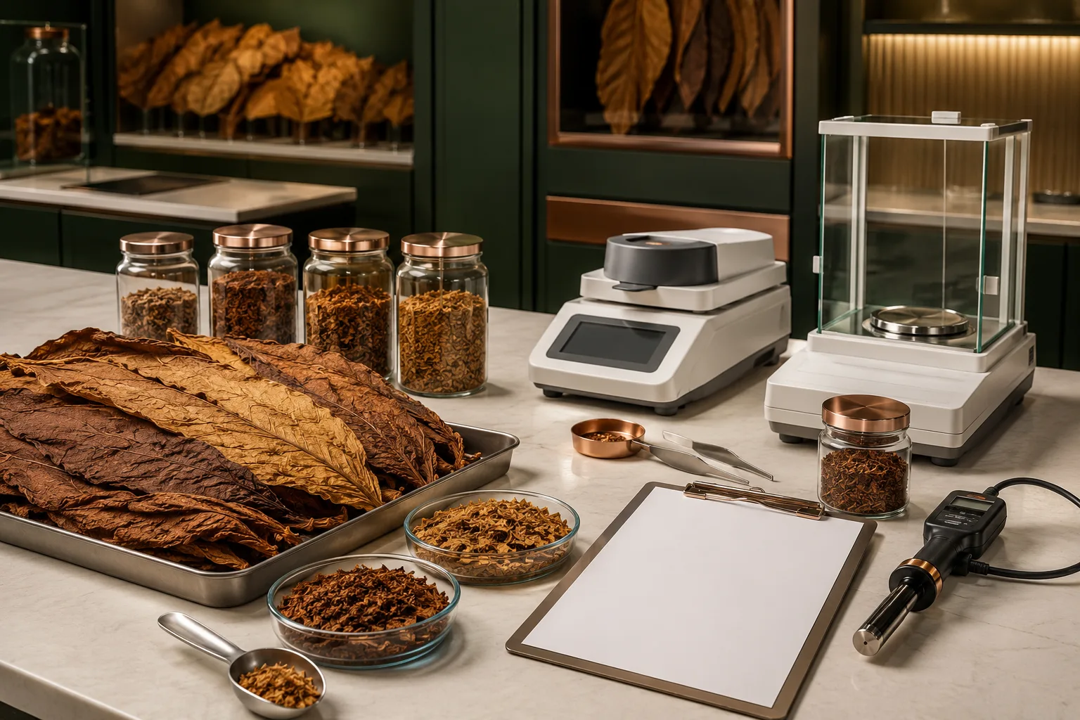 Tobacco quality-control laboratory